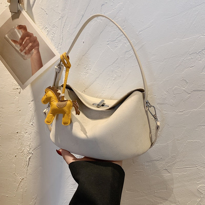 Elegant Soft-Suede Shoulder Bag Stornfield