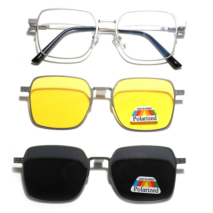 Women's versatile, fashionable sunglasses with interchangeable polarizing lenses Stornfield