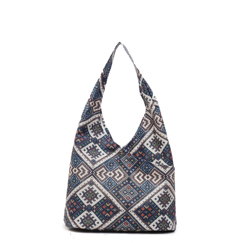 Ethnic Patterned Shoulder Bag