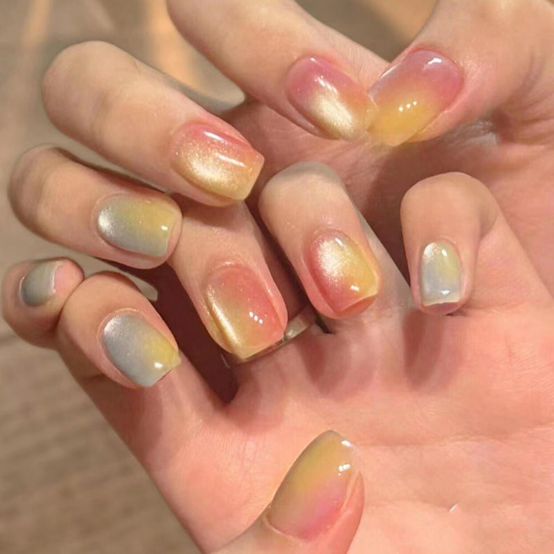 Ombre Effect Press-On Nail Set Stornfield