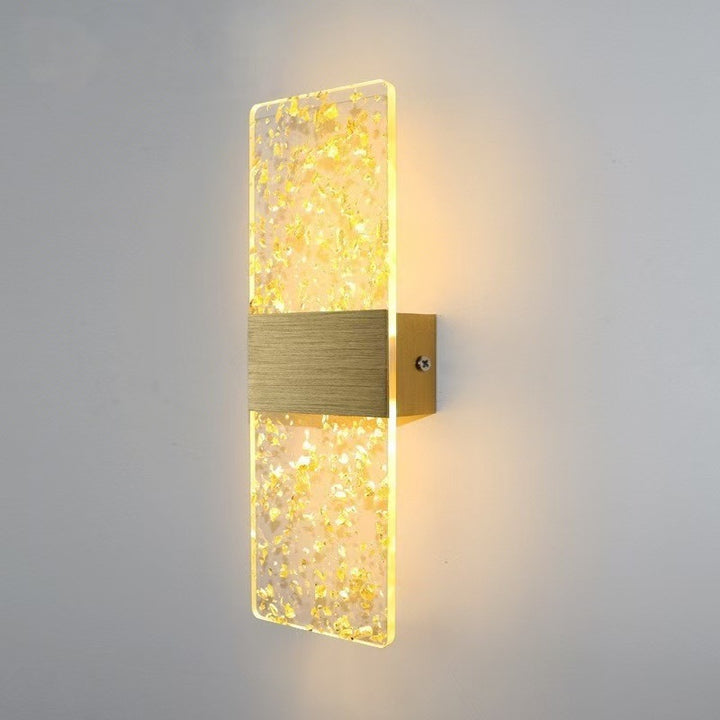 Contemporary Crystal Wall Sconce