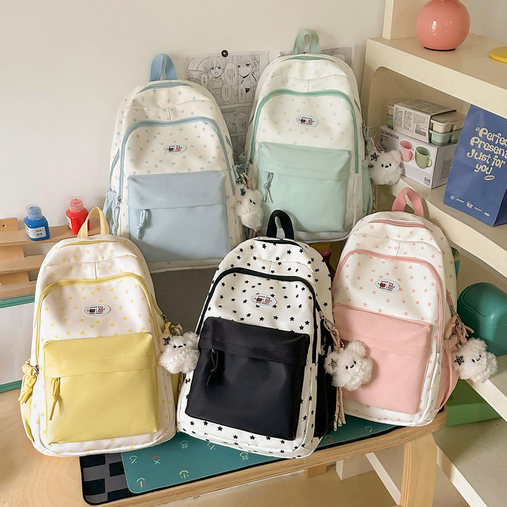 Star-Patterned Casual Backpack Stornfield 1791204314