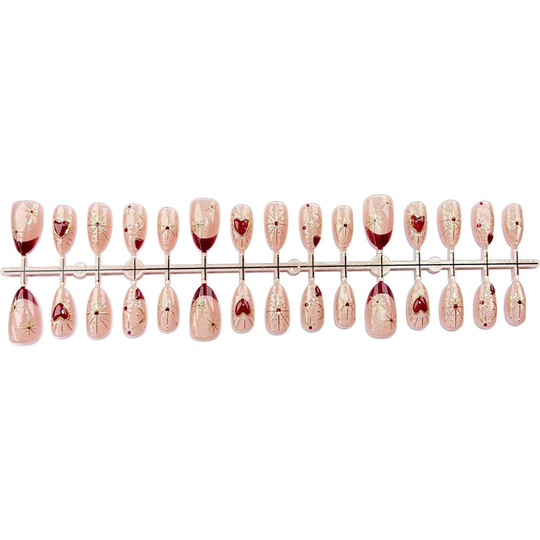 Premium Artistic Nail Design Press-On Kit
