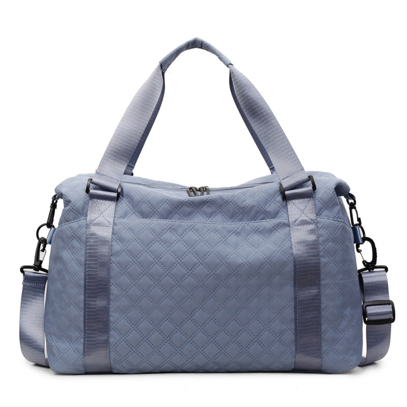 Quilted Fabric Travel Duffle Bag Stornfield
