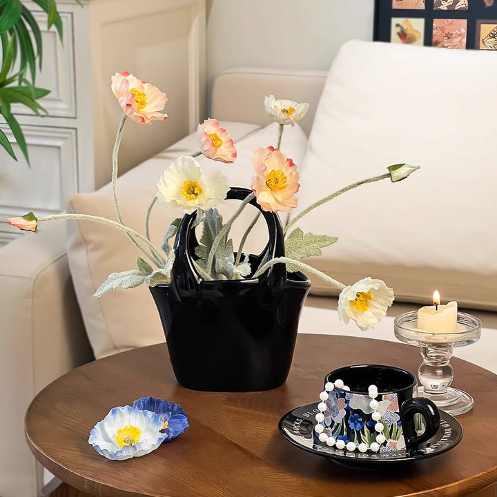 Stylish Decorative Poppies Floral Arrangement