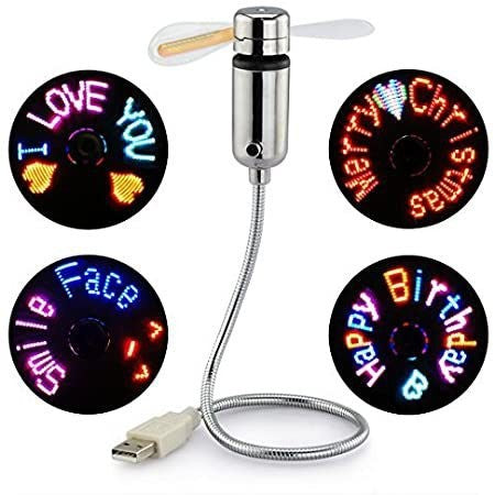 Ladies USB Fan with LED Display from Stornfield