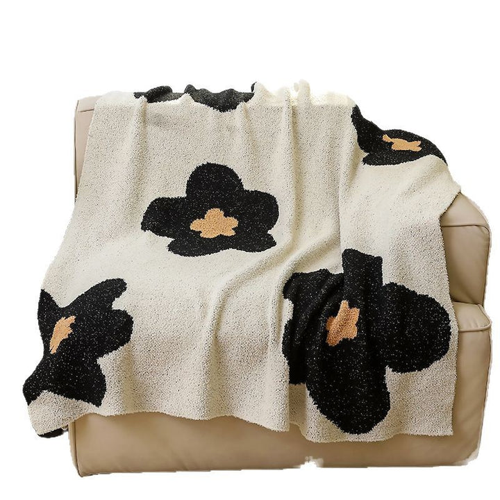 Floral Pattern Throw Blanket