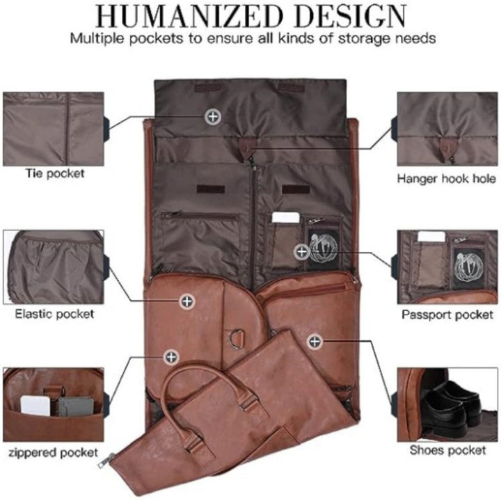Elegant Travel Bag with Double Side Pockets Stornfield