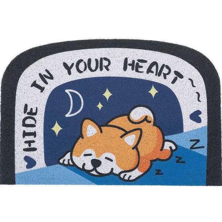 Cute Puppy-Themed Non-Slip Bath Mat