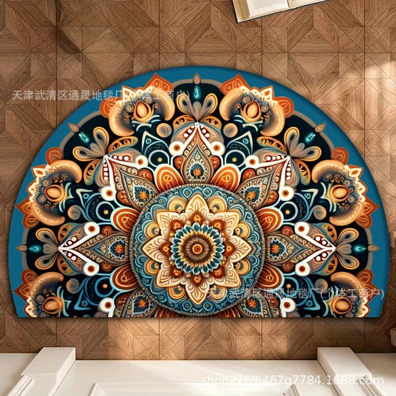 Circular Decorative Natural Stone Mat