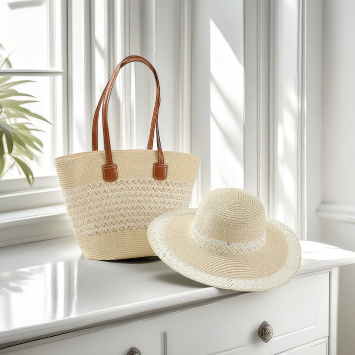 Beach bag and sun hat Stornfield