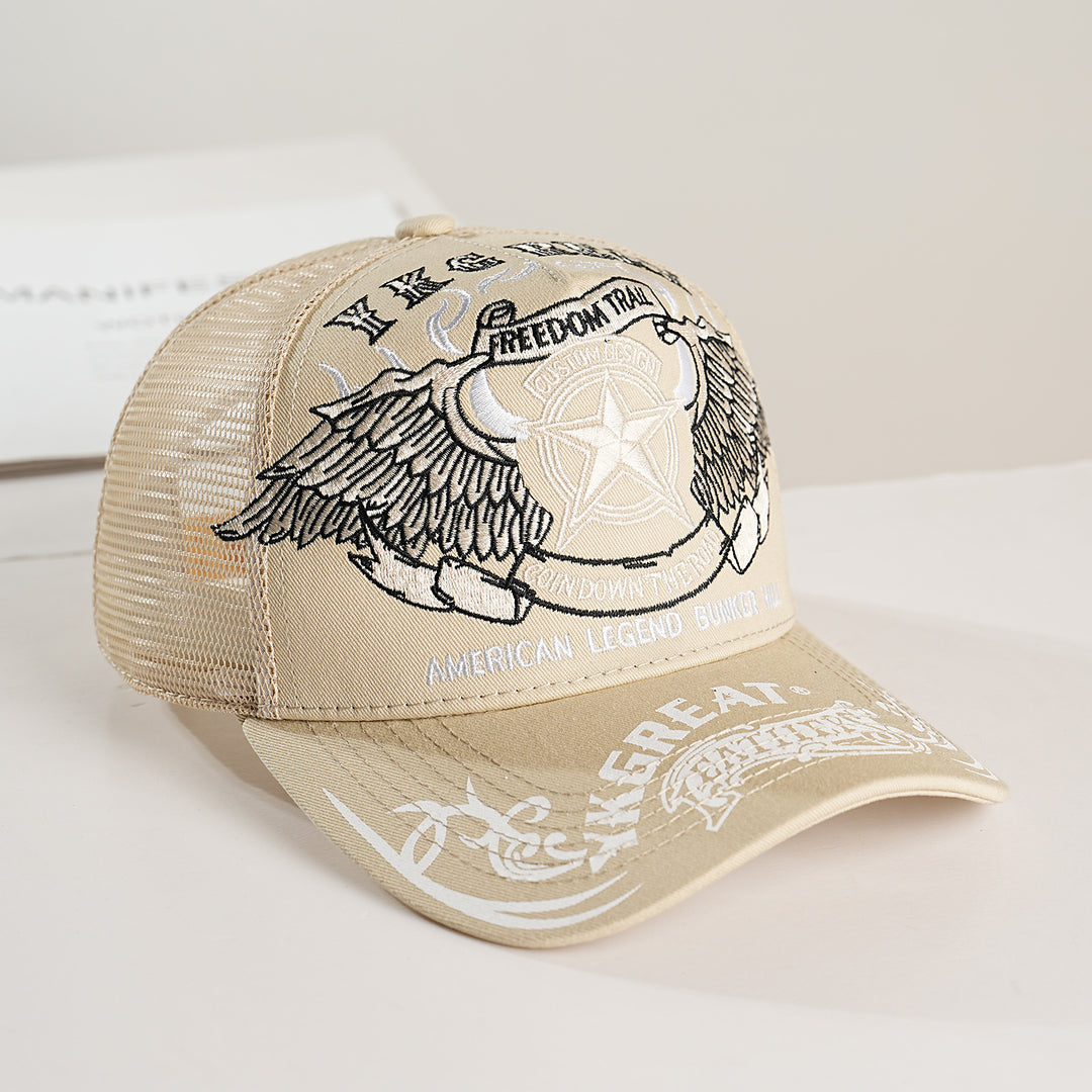 Unisex Trucker Cap with graphic design and breathable mesh Stornfield