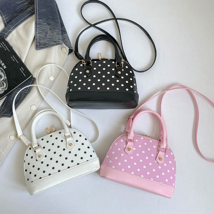Polka Dot Handheld Satchel