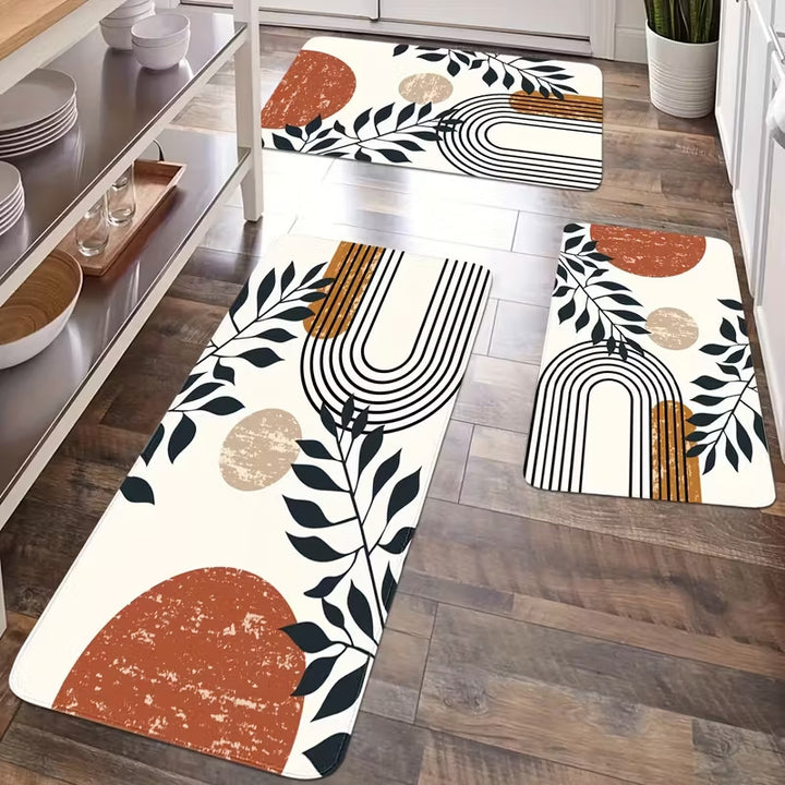 Decorative Bee-Themed Kitchen Mat