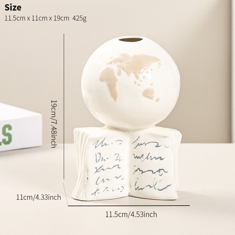Elegant Ceramic Globe Bank Stornfield