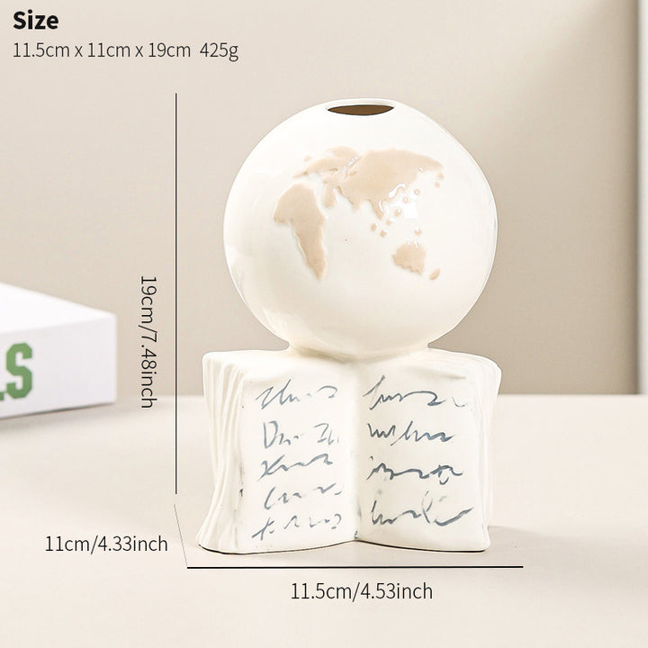Elegant Ceramic Globe Bank Stornfield