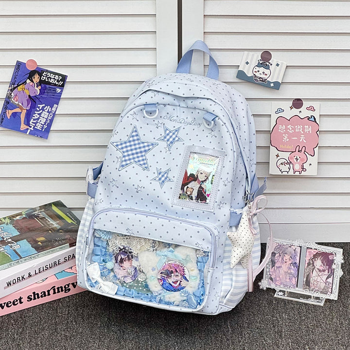 Star-Embellished Decorative Backpack Stornfield