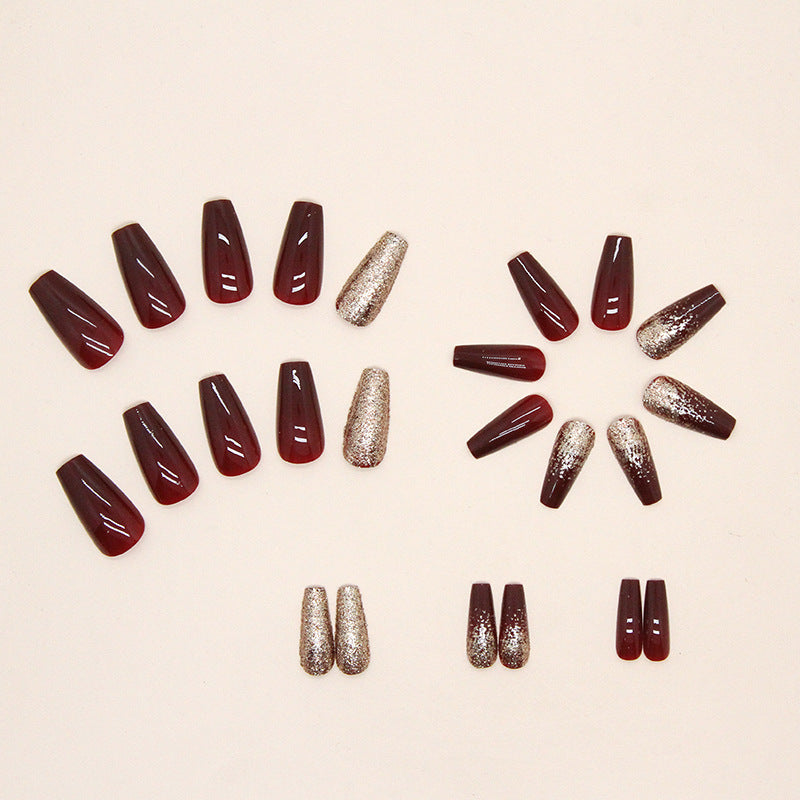 Elegant Glittering Nail Art Design Stornfield