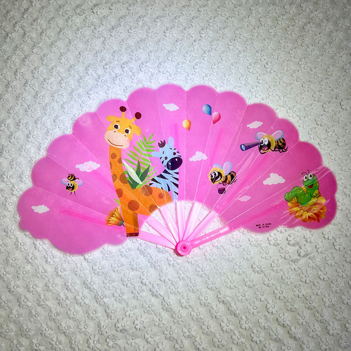Ladies colorful folding fan Stornfield