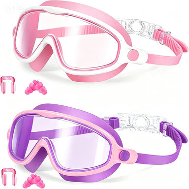 Swim protection goggles with adjustable nose piece and anti-fog technology Stornfield