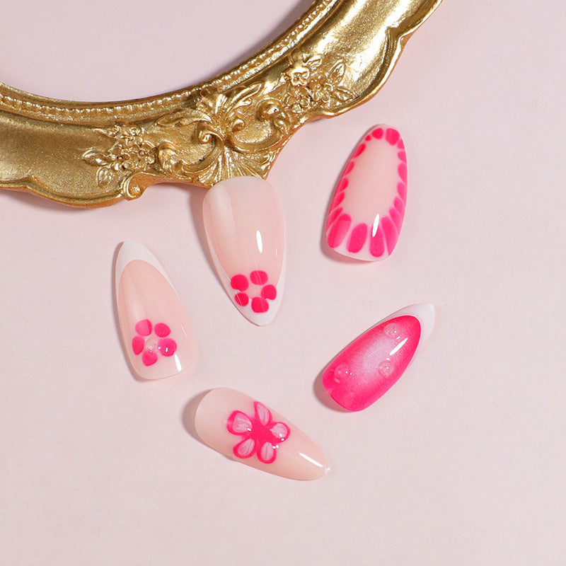 Premium Press-On Nail Set with Decorative Accents Stornfield