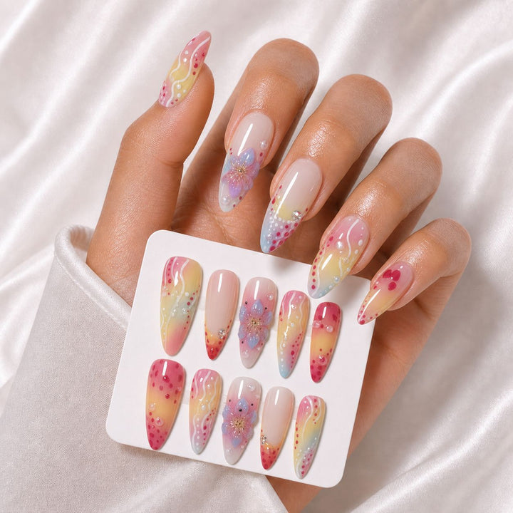 Artistic Gel Press-On Nail Extensions Stornfield