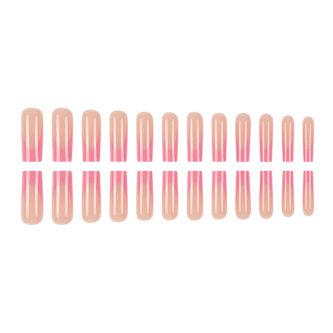 High-Gloss Long Press-On Nail Extensions Stornfield