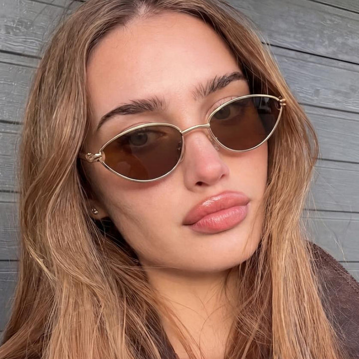 Women's designer sunglasses with elegant metal frame and protective lenses Stornfield