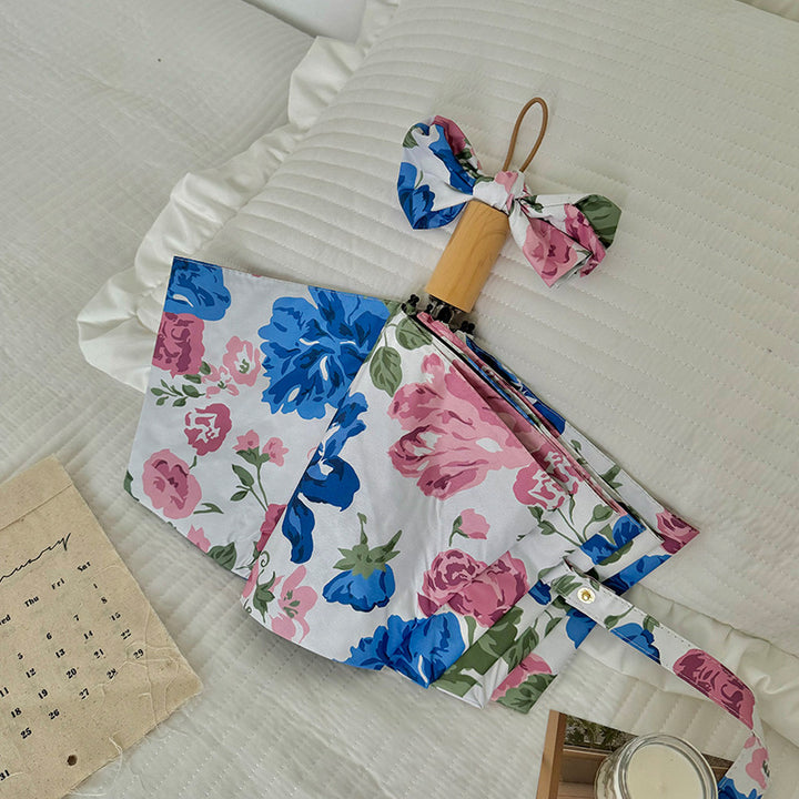 Women's Folding Umbrella with High-Quality Floral Design Stornfield