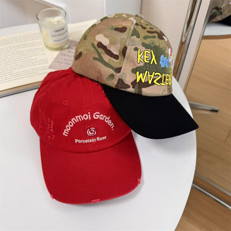 Men's Vintage-Inspired Distressed Baseball Cap Stornfield