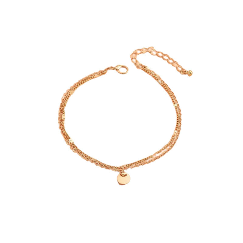 Gold Layered Charm Anklet Stornfield