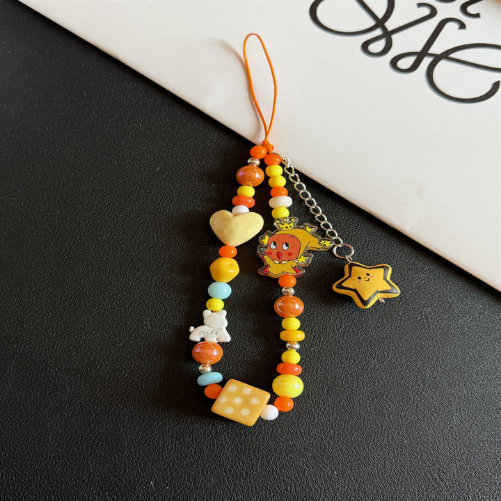 Playful Charm Beaded Phone Strap Stornfield