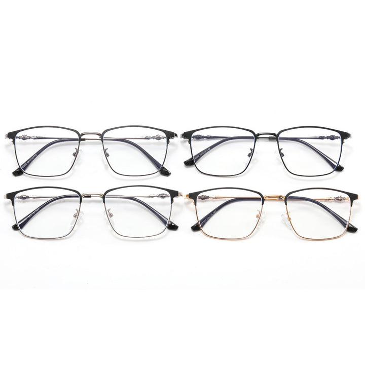 Ladies fashionable square glasses with elegant metal frame Stornfield