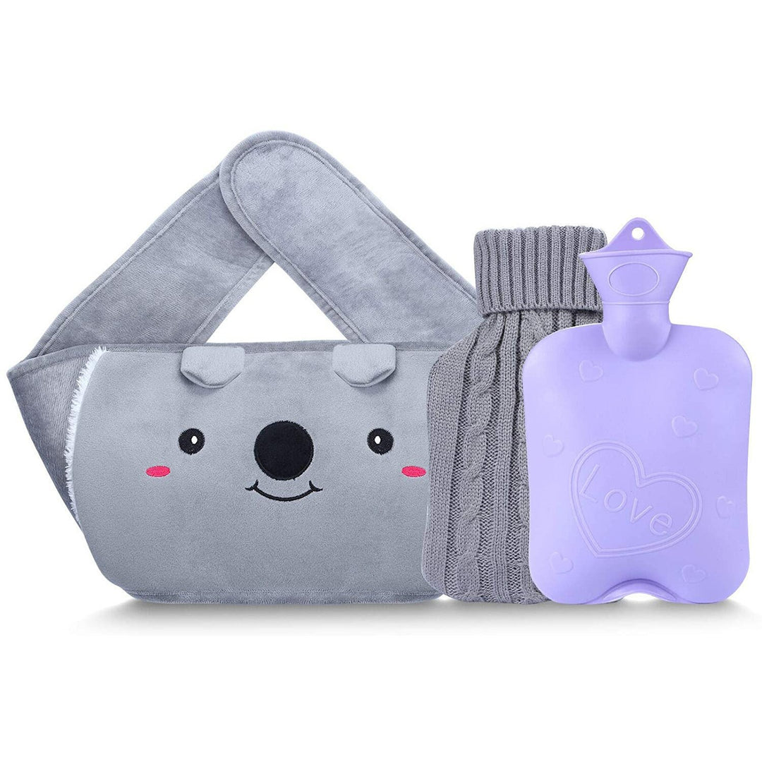 Cute Plush Hot Water Bottle Set Stornfield
