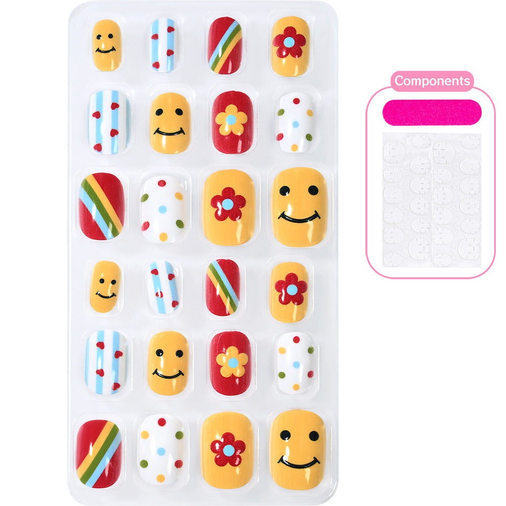 Creative Cartoon-Themed Press-On Nail Collection Stornfield