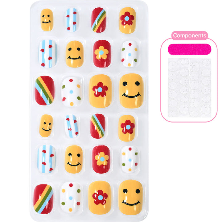 Creative Cartoon-Themed Press-On Nail Collection Stornfield