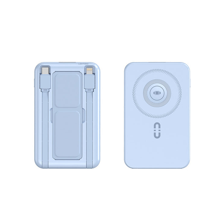 Multifunctional portable charger with wireless and integrated fast charging function Stornfield