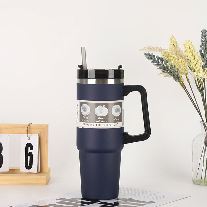 Ladies Insulated Portable Drinking Cup with Straw Stornfield