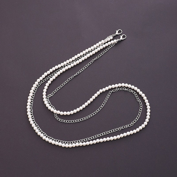 Elegant Pearl and Silver Necklace Stornfield