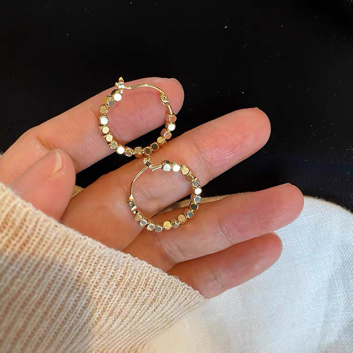 Elegant Hoop Earrings with Sparkling Crystals Stornfield
