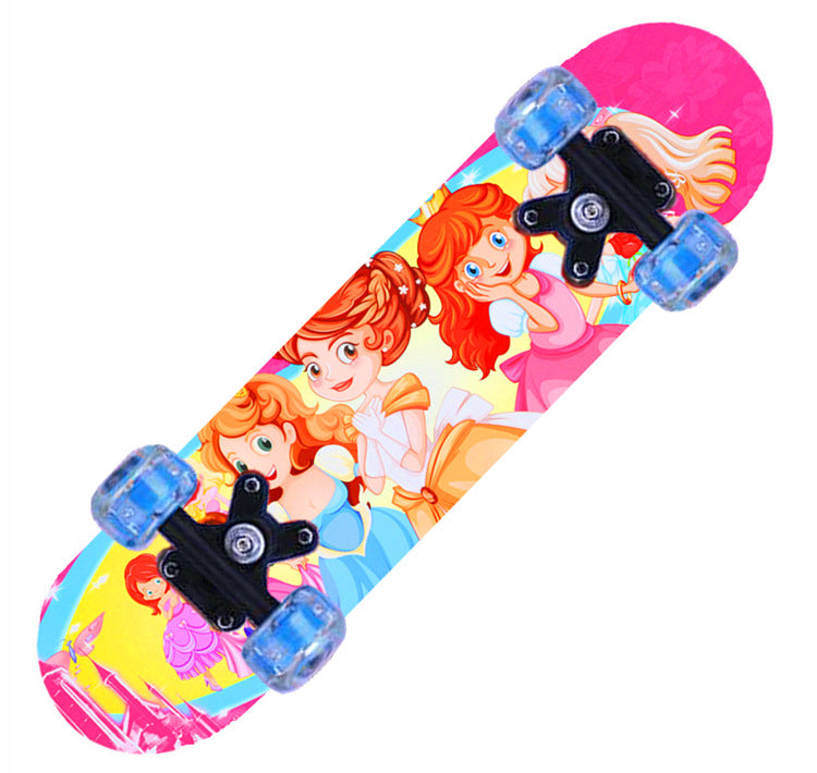 Girls' Cartoon Character Mini Skateboard Stornfield