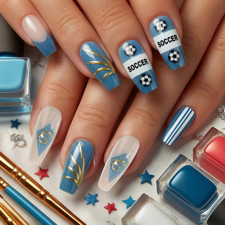 Football-Inspired Art Nails Stornfield
