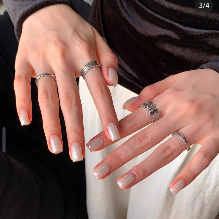 Elegant Square Press-On Nails Stornfield