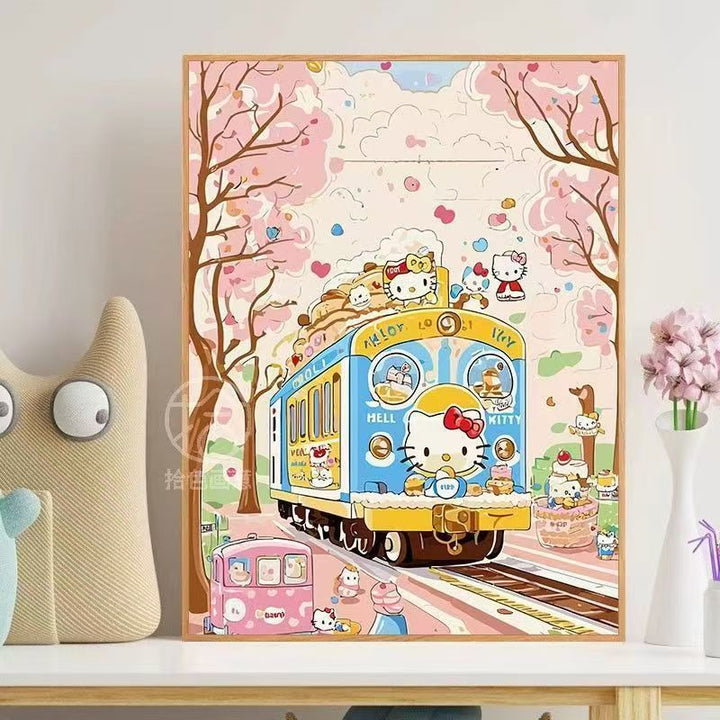 Hello Kitty-Themed Whimsical Wall Art Stornfield