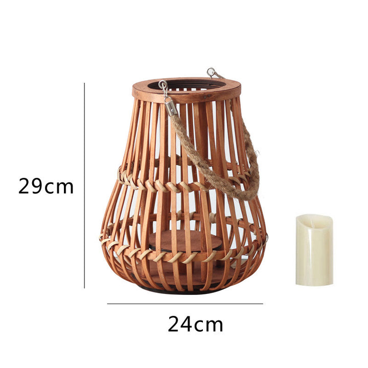Stylish lantern with hemp handle Stornfield