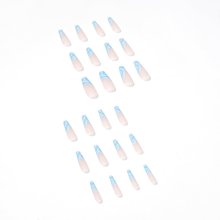 Artificial nail extensions with wave design Stornfield