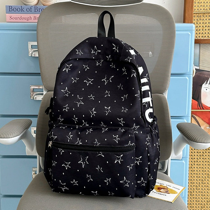 Stylish Casual Backpack with Star Pattern Stornfield