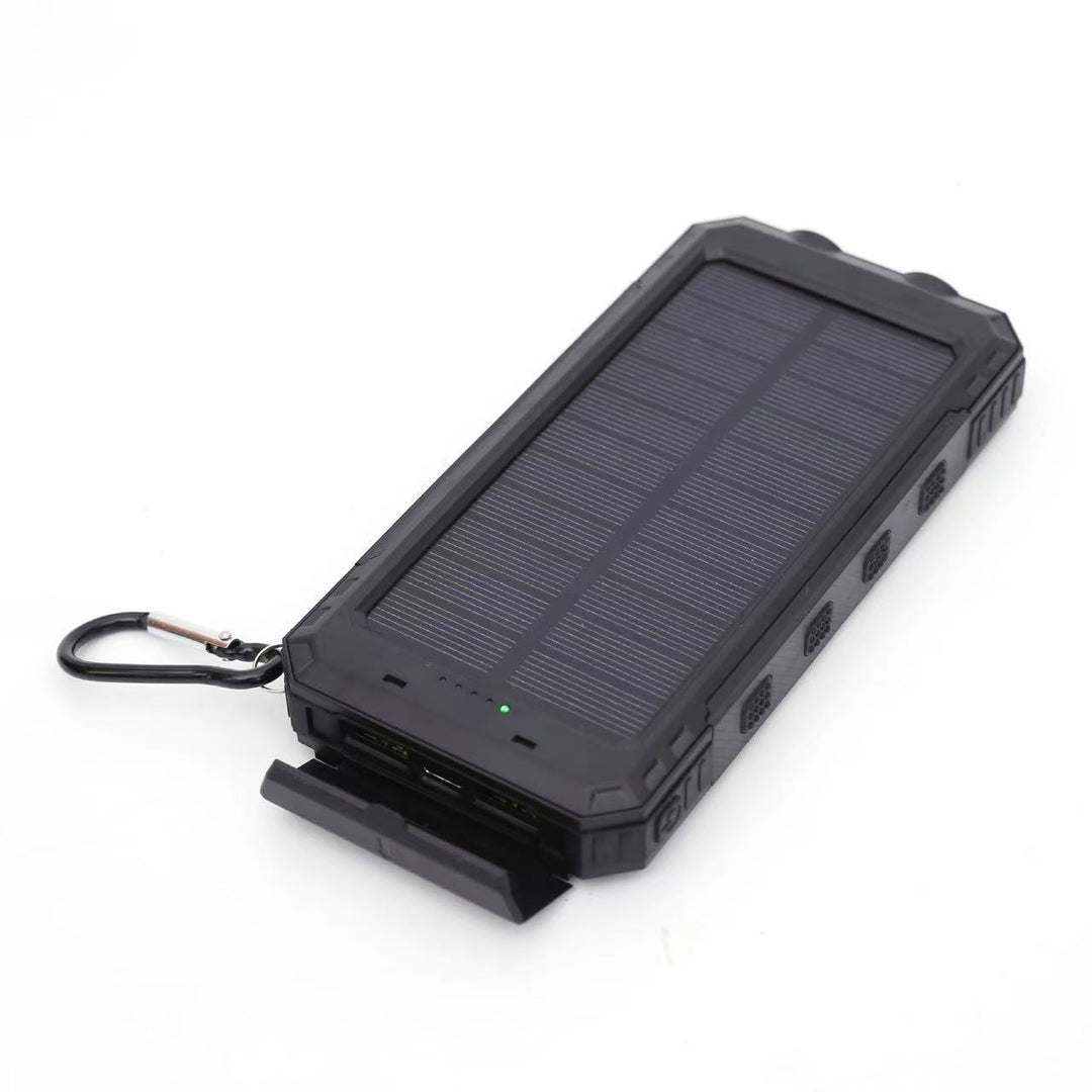 High-performance solar power bank with waterproof housing and multiple charging ports Stornfield