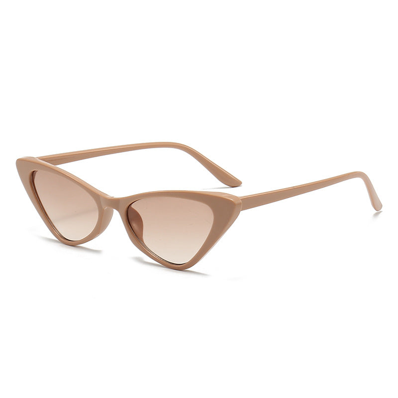 Women's Stylish Cat-Eye Sunglasses with Glossy Plastic Frame Stornfield