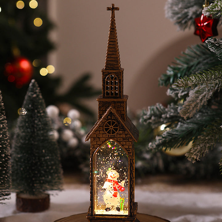 Illuminated Christmas Church Decoration Stornfield